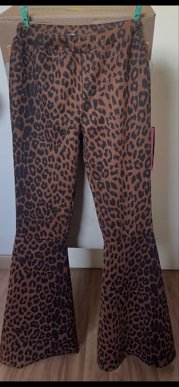 Calça Animal Print - tamanho P - Foto 2
