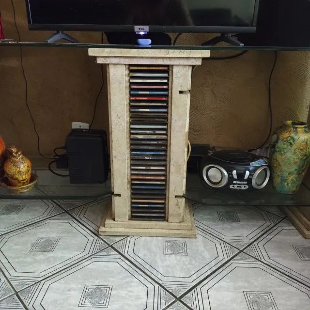 Estante de Mármore e Vidro - Foto 4