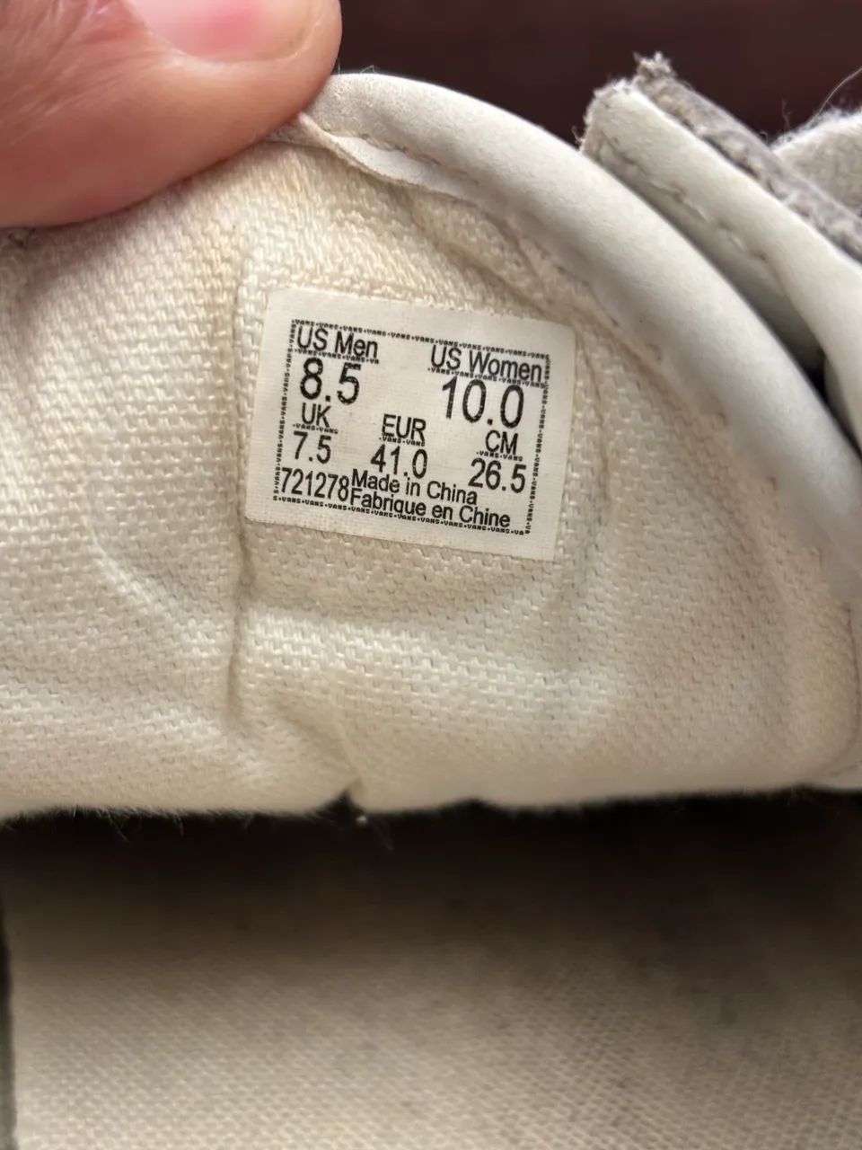 Tênis Vans Old School Couro Branco Original  - Foto 6