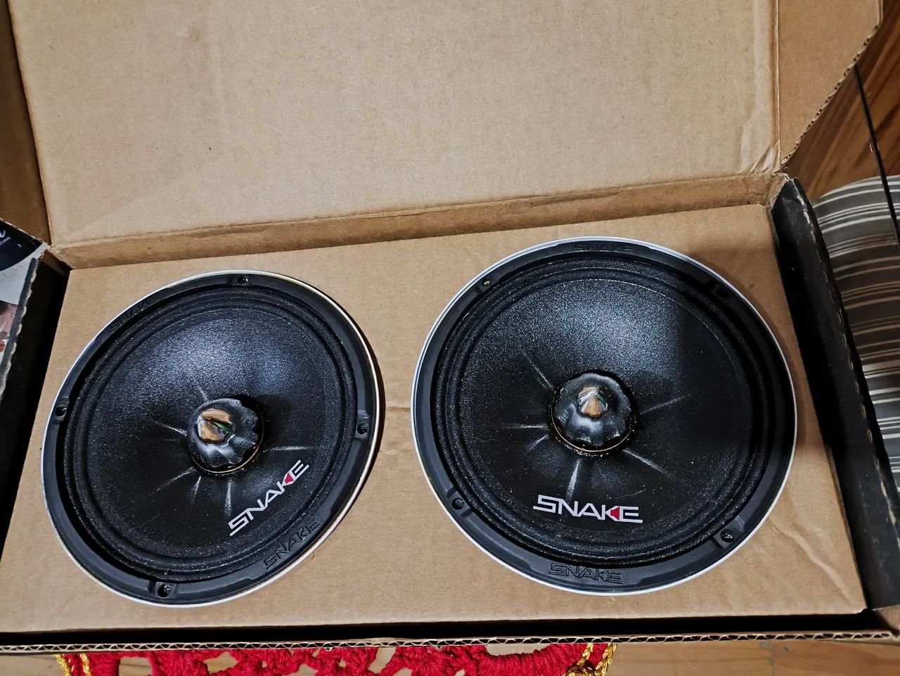 Par de Auto Falantes Snake ESV220 w RMS 6 polegadas 