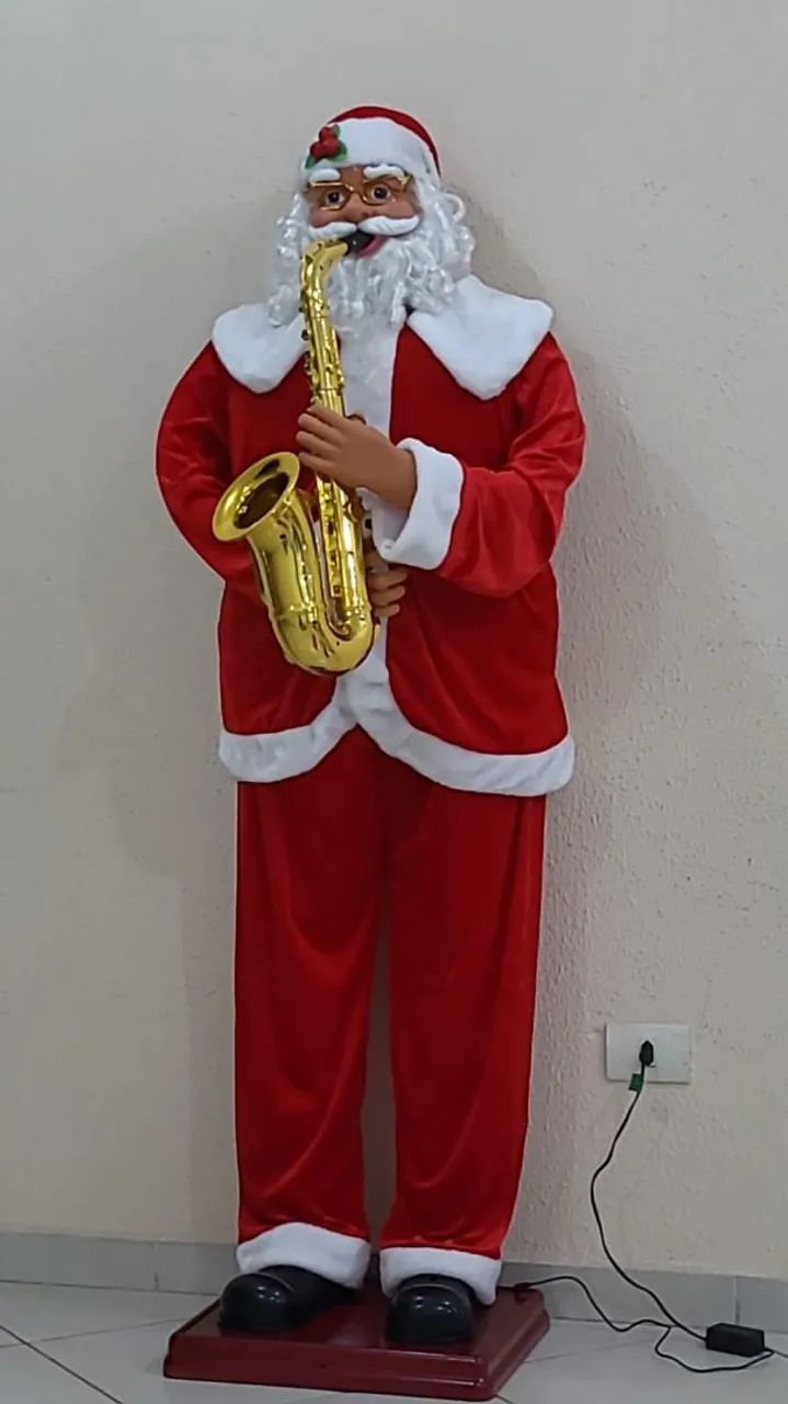 Boneco Papai Noel Dançante