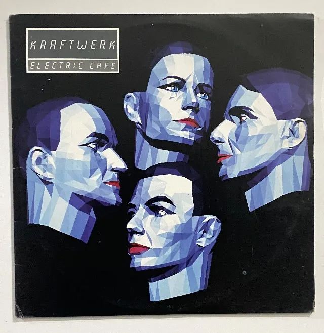 Disco Vinil KRAFTWERK - Electric Café | LP Vinil Original 1986 | Gatefold - disco raro