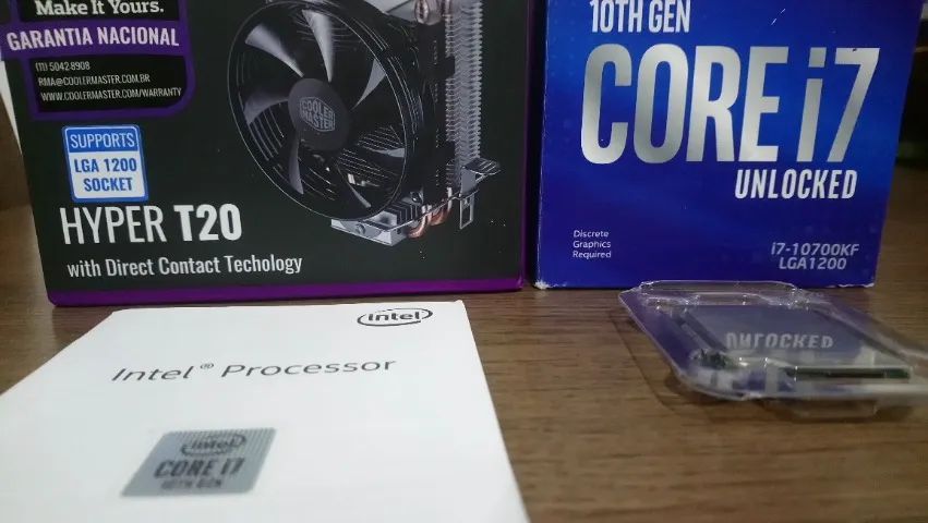 Processador Intel Core I7-10700KF 3.8GHz (5.1GHz Max Turbo) Cache