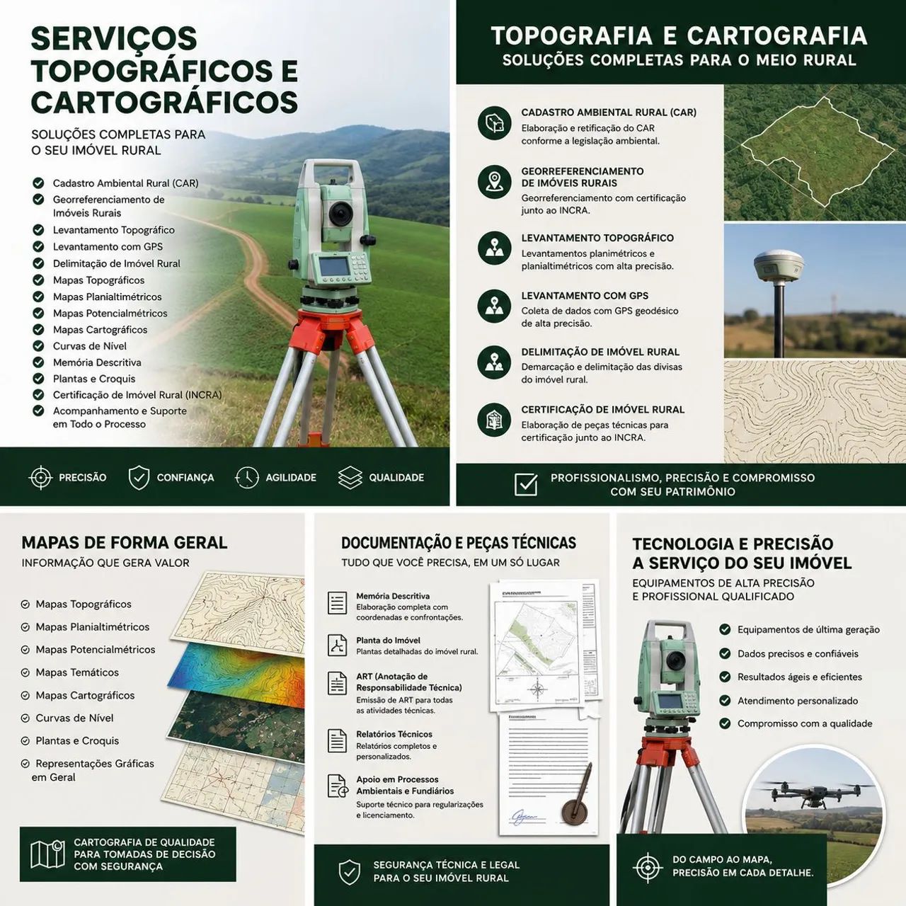 SERVIÇOS TOPOGRAFIA E PRODUTOS CARTOGRÁFICOS