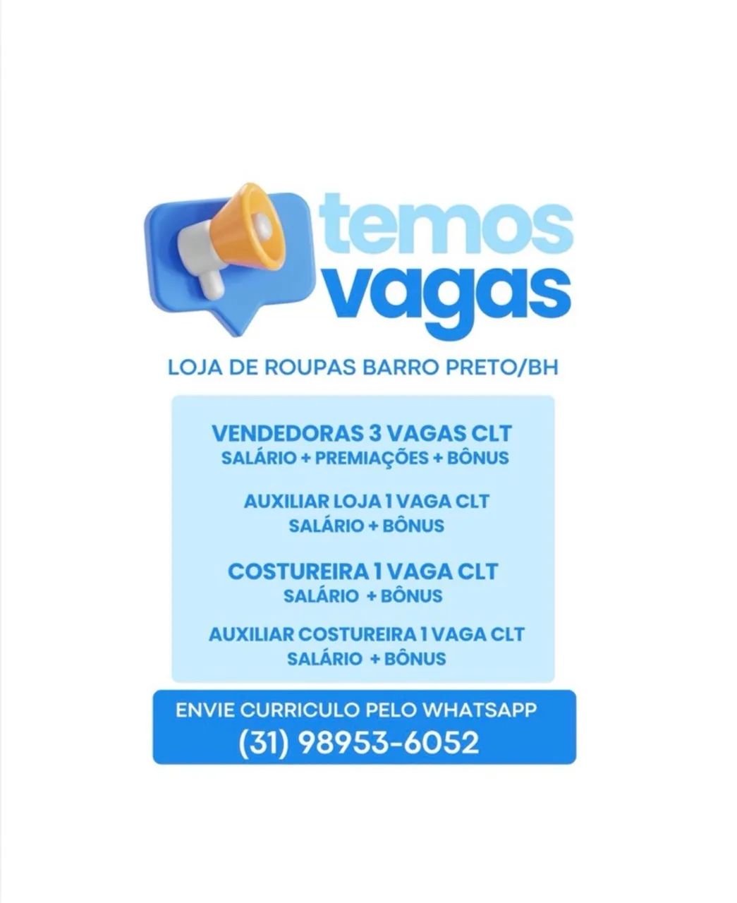 Vagas de emprego 