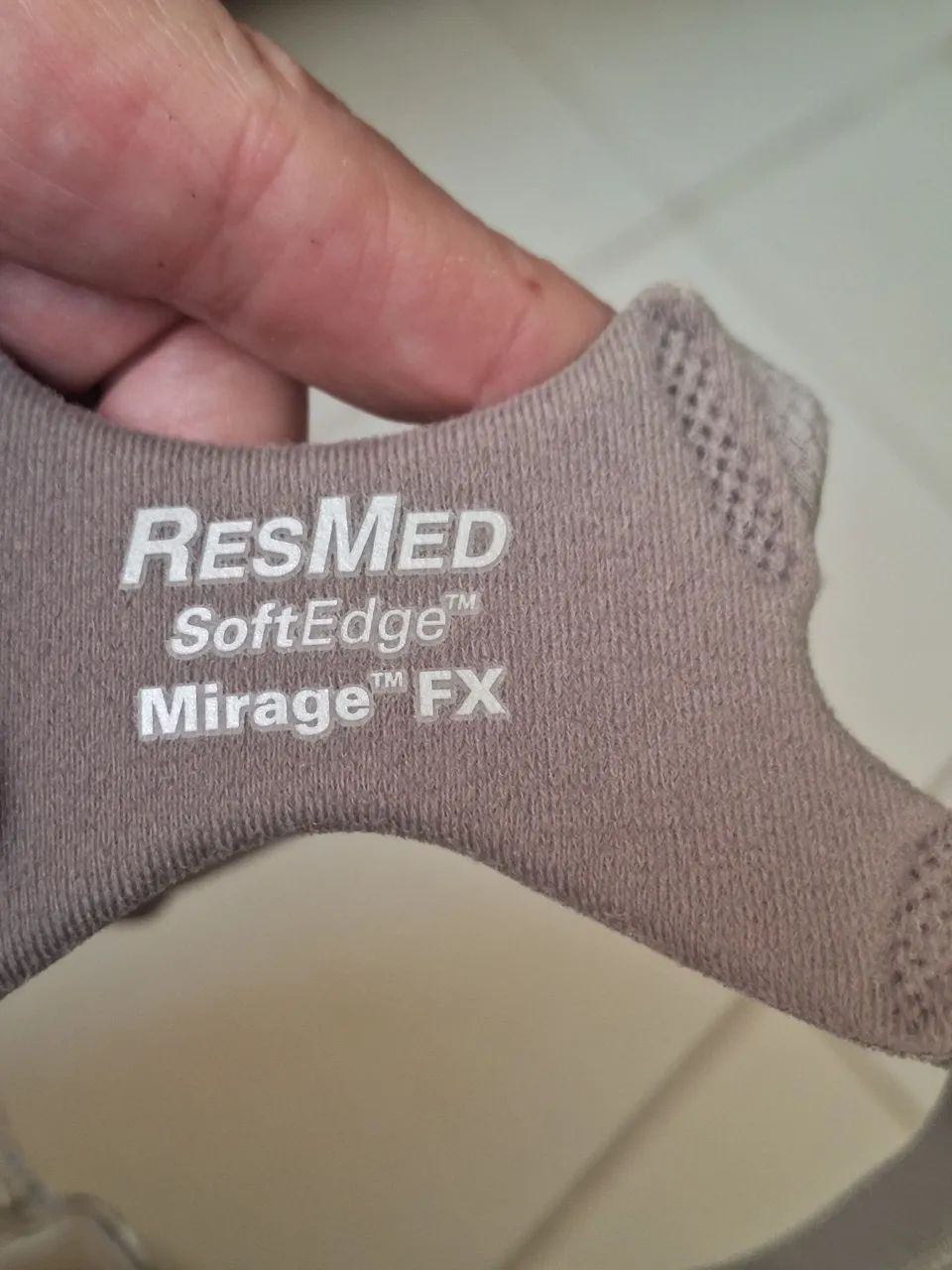Máscara completa e Traqueia corrugada Mirage FX(CEPAP)  - Foto 2