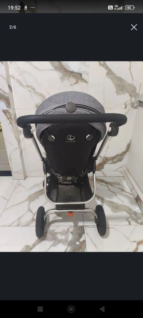 Carrinho de beb ê + canguru  - Foto 2