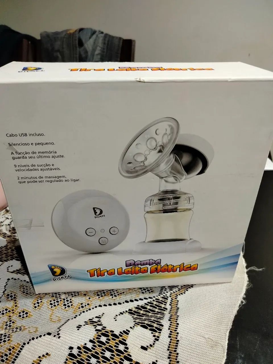 Bomba Tira-Leite Elétrica Dican - Completa na Caixa (Funcionando 100%)