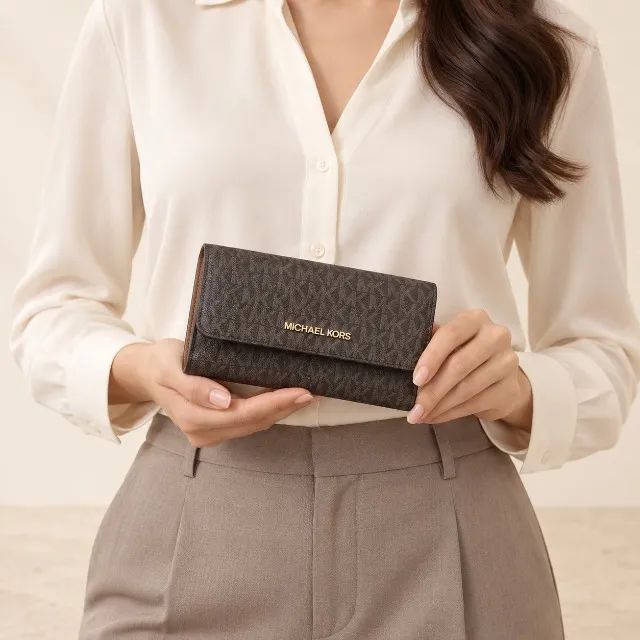 Carteira em couro Michael Kors - Foto 4