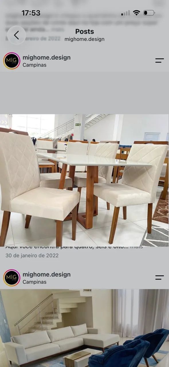 Mesa madeira 4 cadeiras detalhe no vidro  - Foto 2