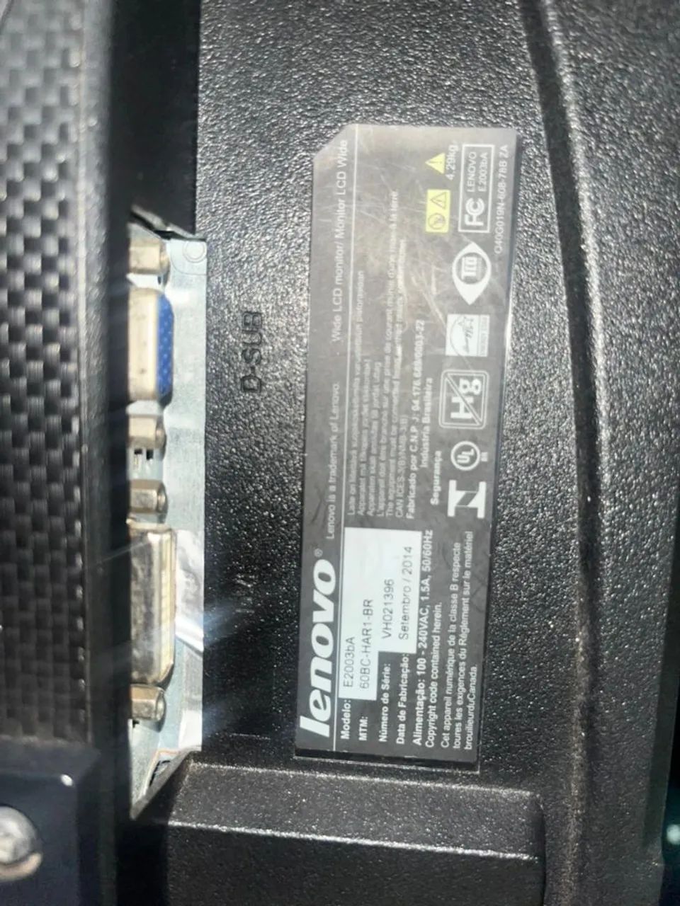 MONITOR LENOVO 19 POLEGADAS VERTICAL  - Foto 2