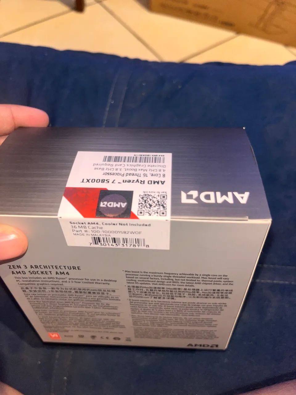 Processador amd ryzen 7 5800XT - Foto 2