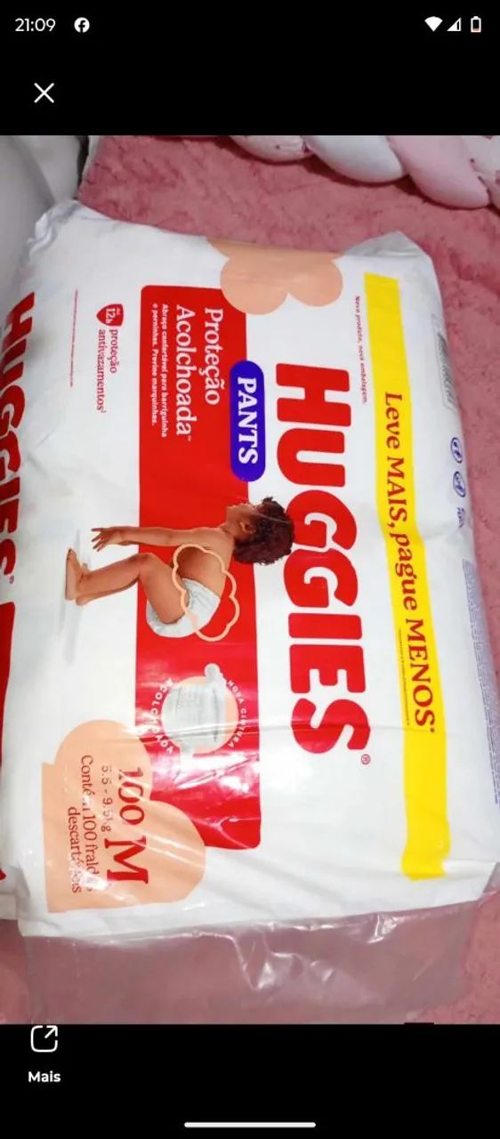 Fralda Huggies M