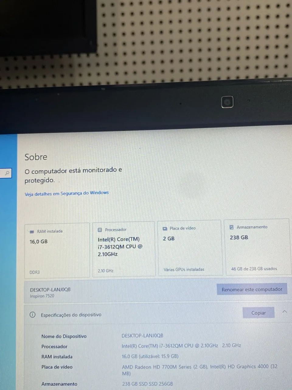 Notebook Dell Inspiron 7420 I7 - 16GB - Foto 5