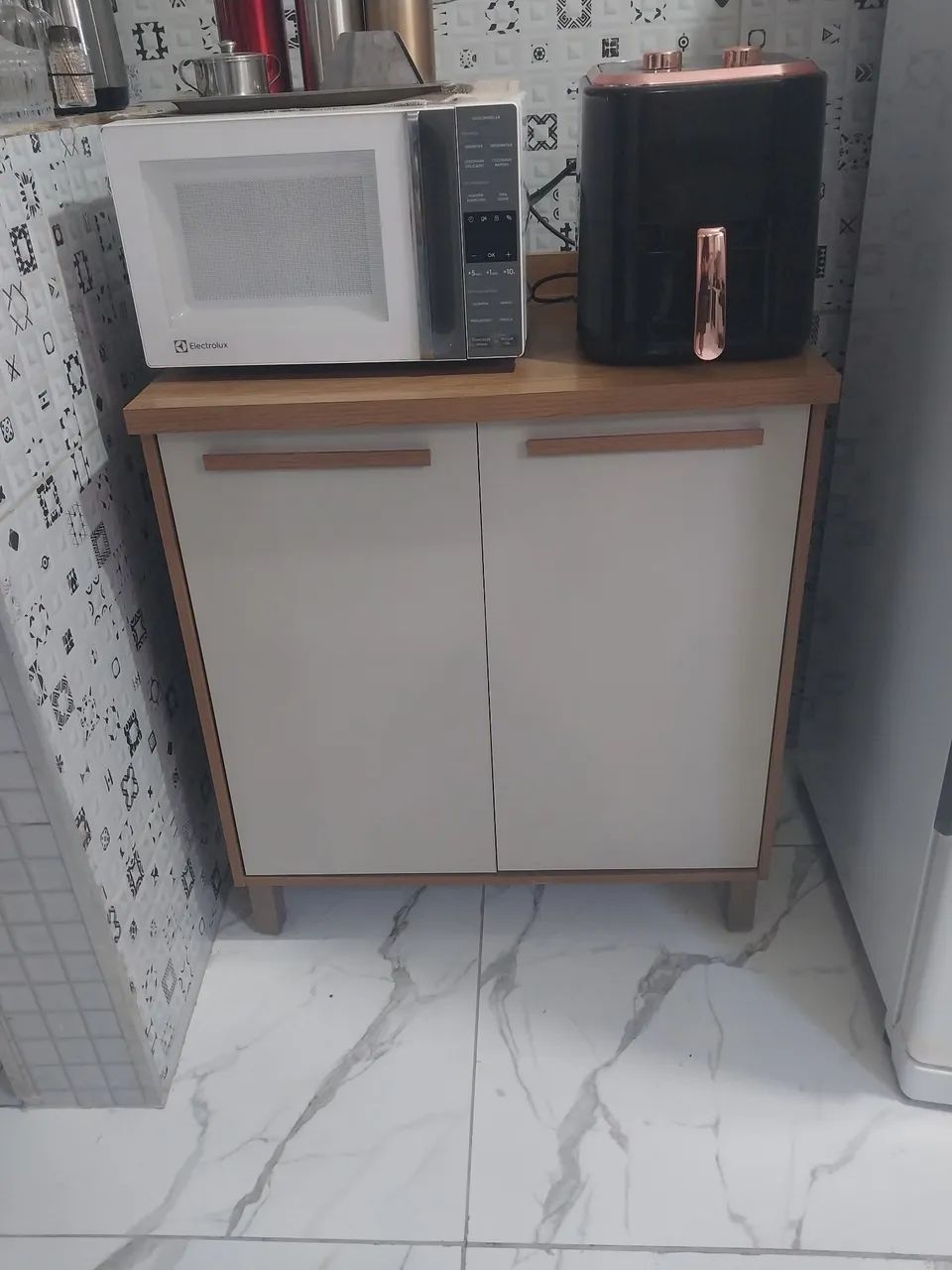 Kit Cozinha Completa MDF 4 Armários + Brinde Fruteira - Foto 2
