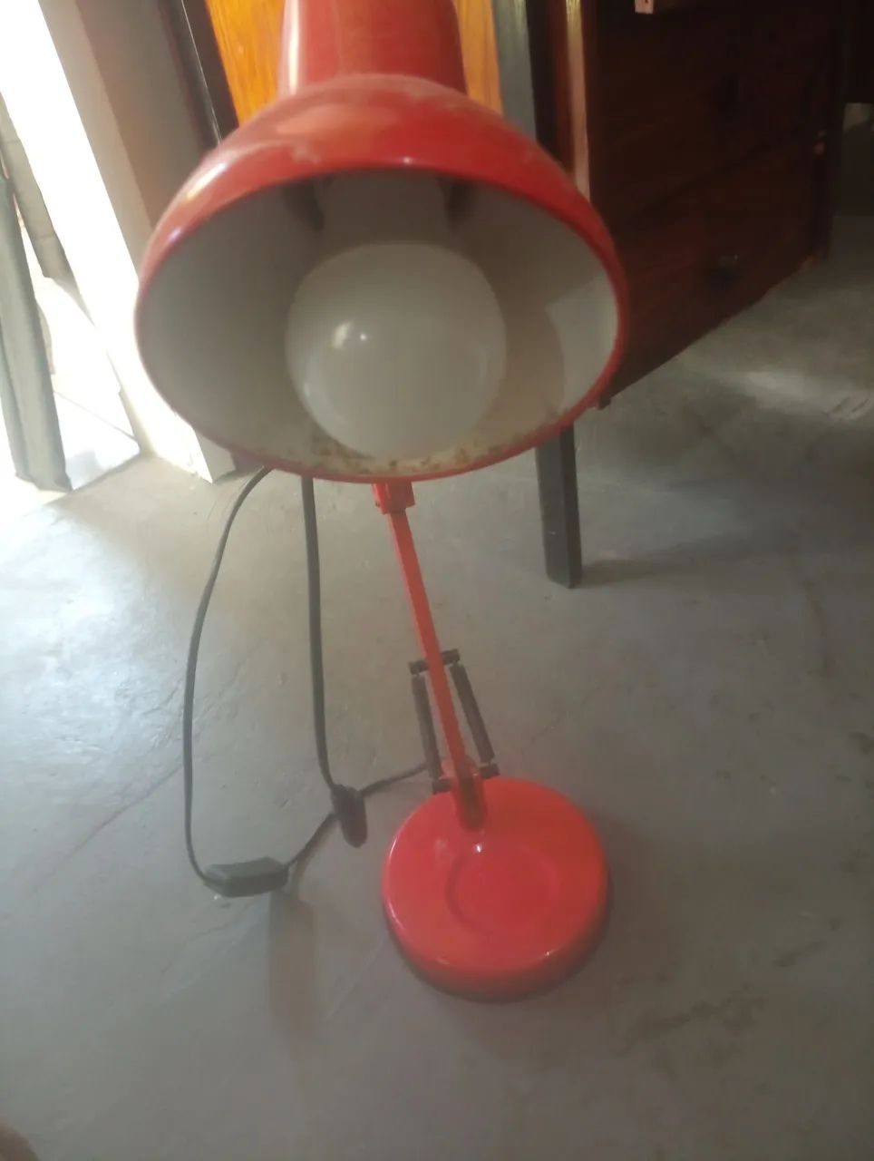 Luminária com defeito 