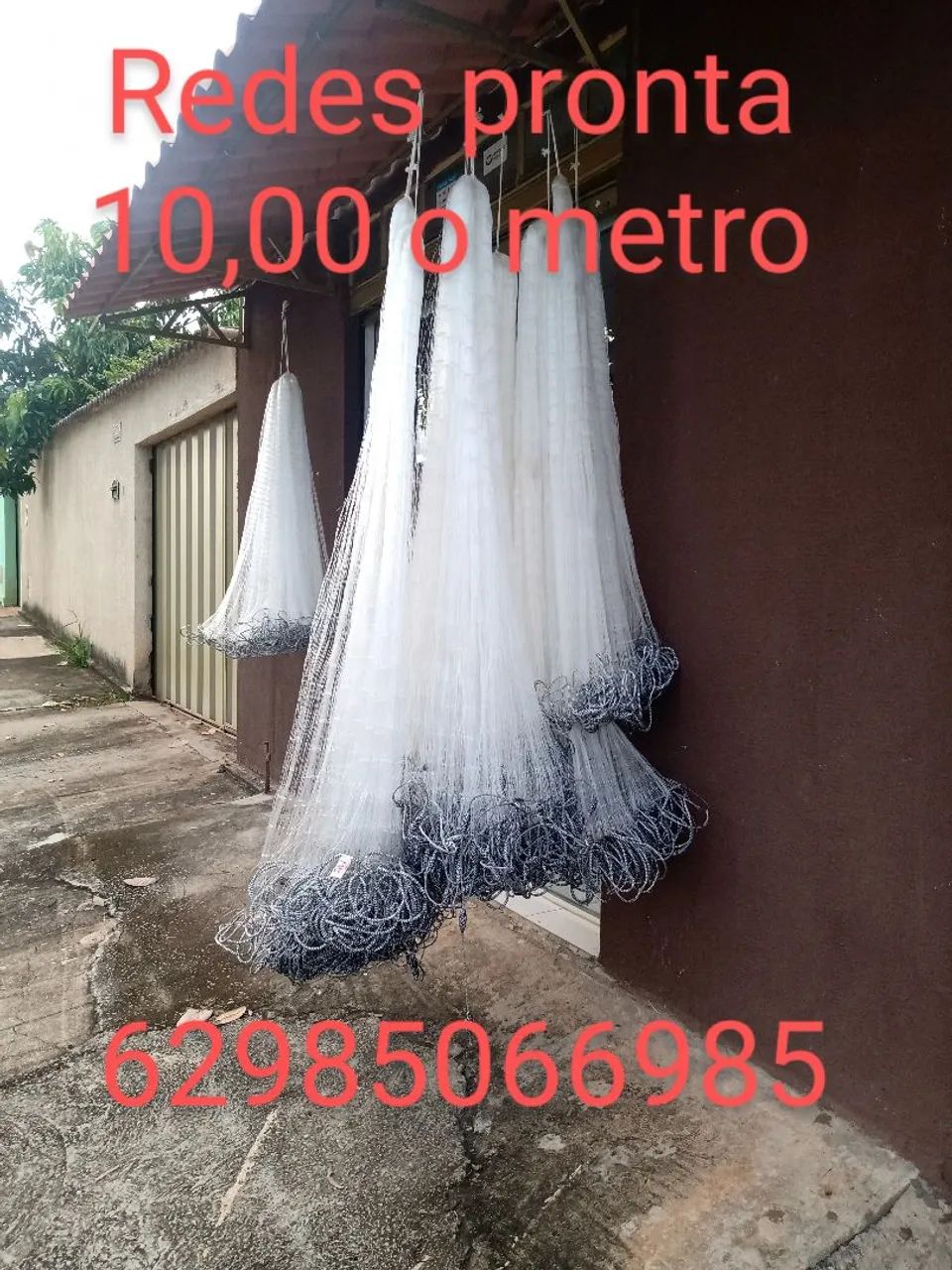 Redes de pesca 10,00 o metro 