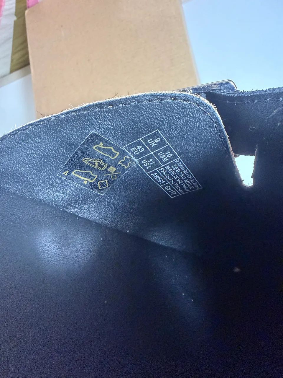 Dr. Martens Zebzag Suede Slingback Platform Mule - Foto 5