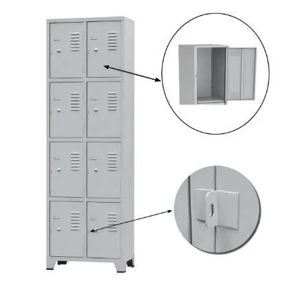 Armário Roupeiro Aço 8 Portas - Super Resistente - Foto 2