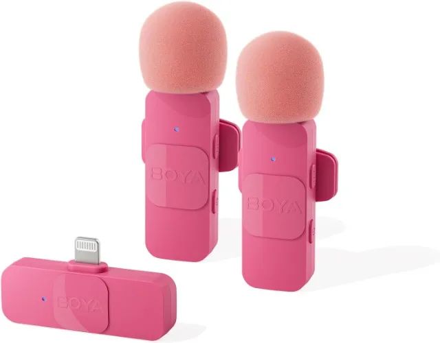 MICROFONE BOYA ROSA