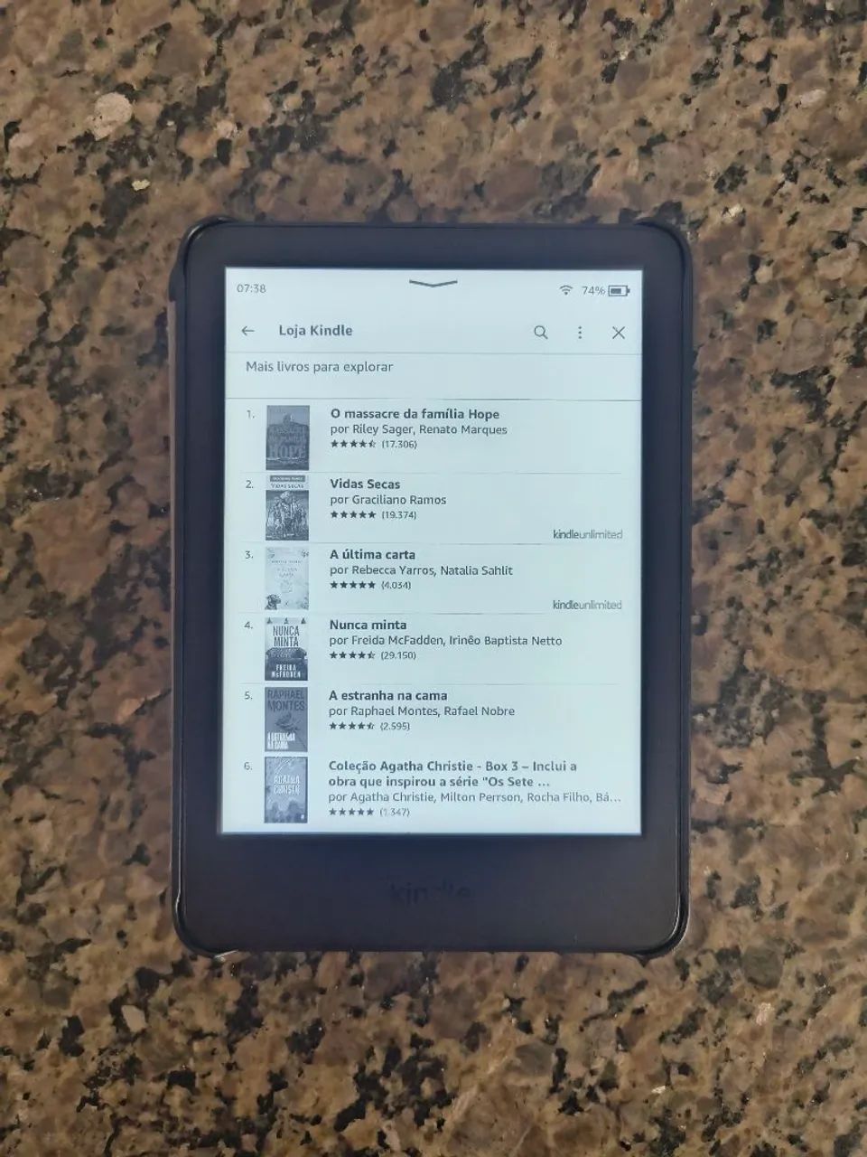 Kindle 16gb modelo 2024 preto