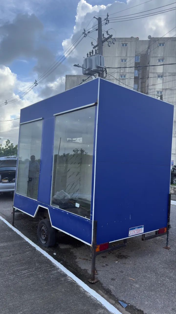 TRAILER  LOJA ( todo no ACM por fora e revestido de bloco por dentro) - Foto 4