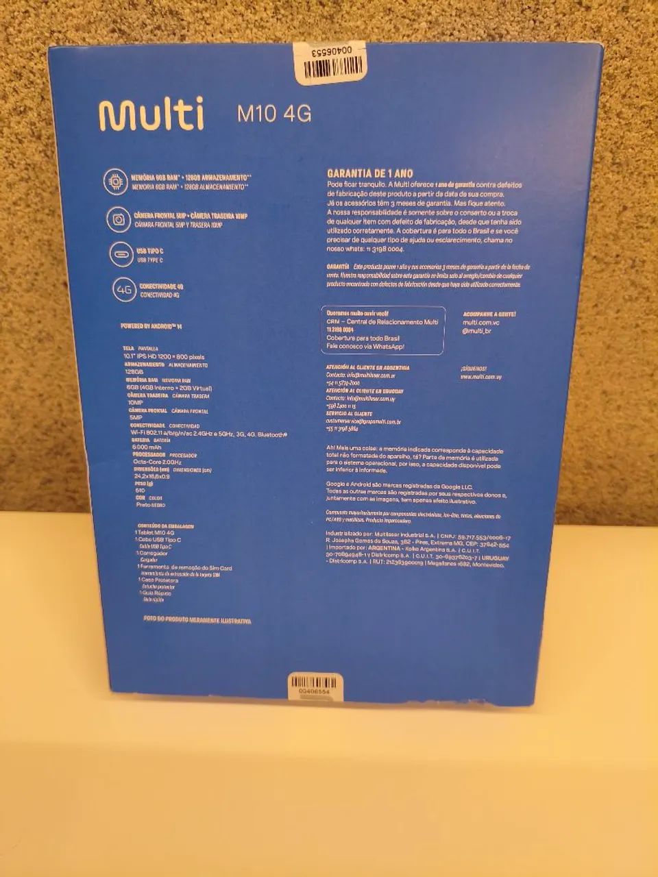 Tablet Multilaser M10 128/6gb Android 14 - Foto 5