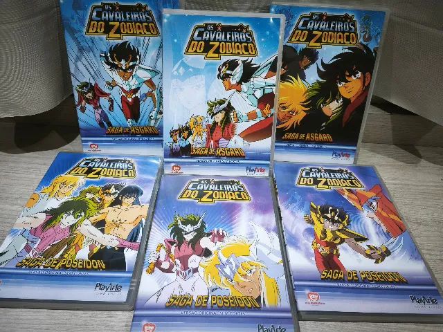 Coleção DVD's - Cavaleiros do Zodíaco (Completa!) - DVD, Blu-Ray e Coleção DVD's - Cavaleiros do Zodíaco (Completa!) - DVD, Blu-Ray e