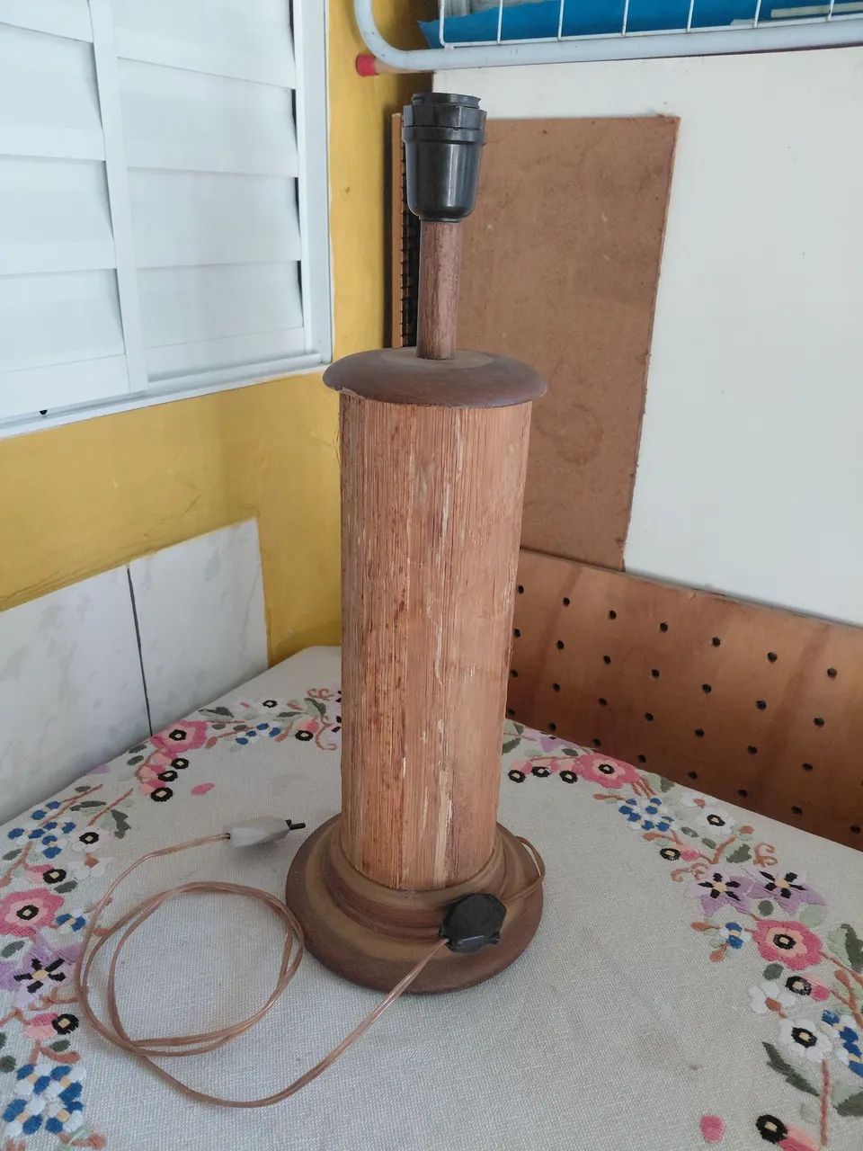 Luminária rústica 