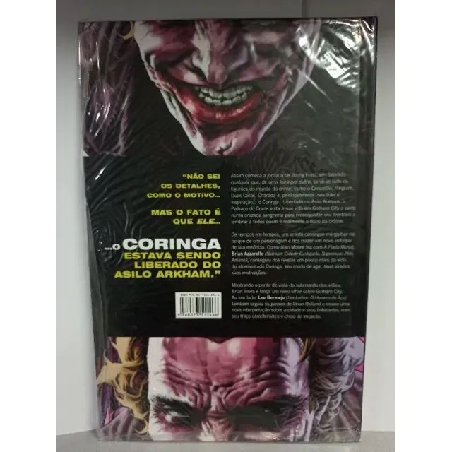 CORINGA DE BRIAN AZZARELLO E LEE BERMEJO DC COMICS PANINI batman asilo arkham robin - Foto 2