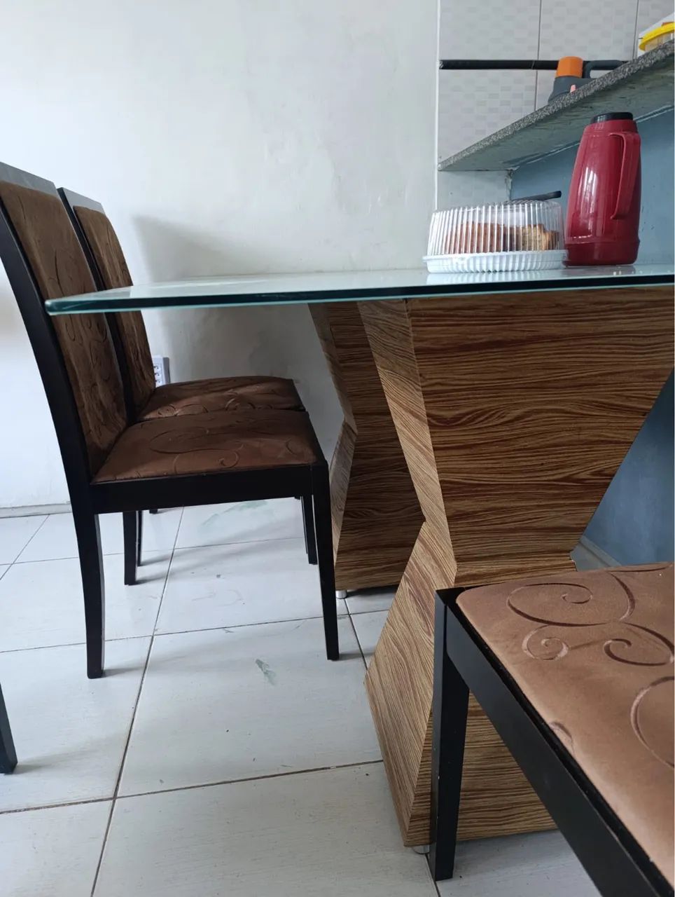 Mesa 6 lugares de vidro - Foto 2