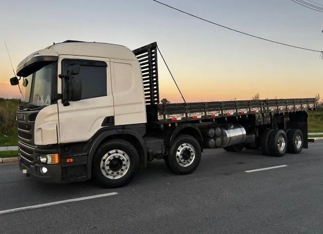 scania p 310 8x2 ano 2014 carroceria - Foto 8
