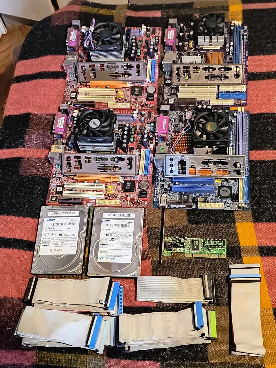 Lote de placas mãe DDR400 