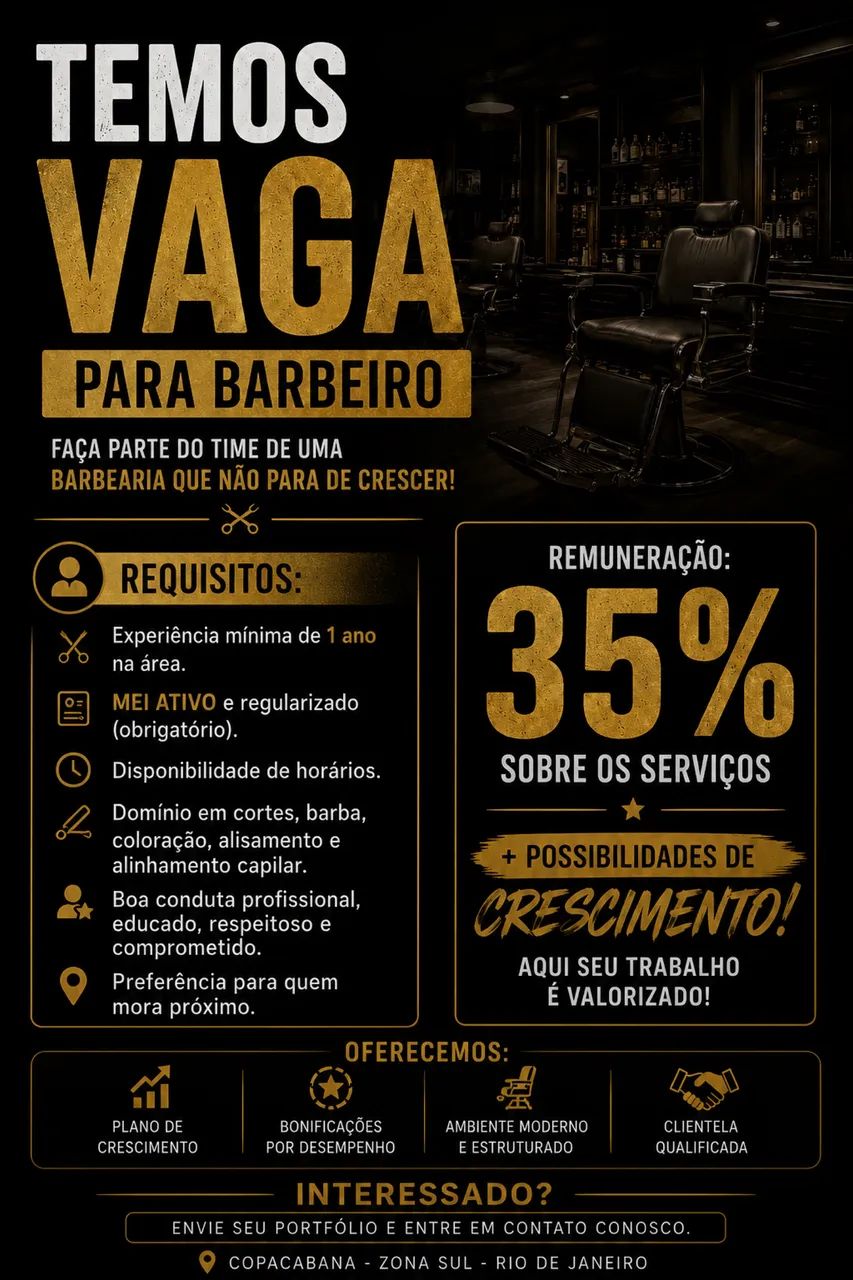 Vaga Barbeiro 