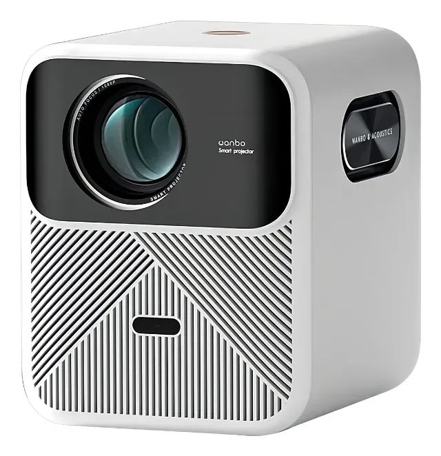 Liquidação - Projetor Wanbo Mozart 1 Branco - Home Cinema Branco (NOVO - caixa aberta)