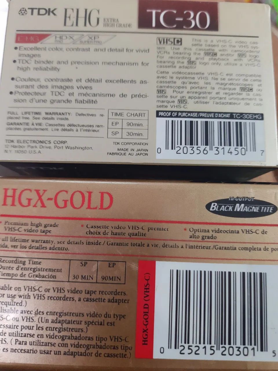 3 fitas vhs para filmadora lagrada - Foto 2