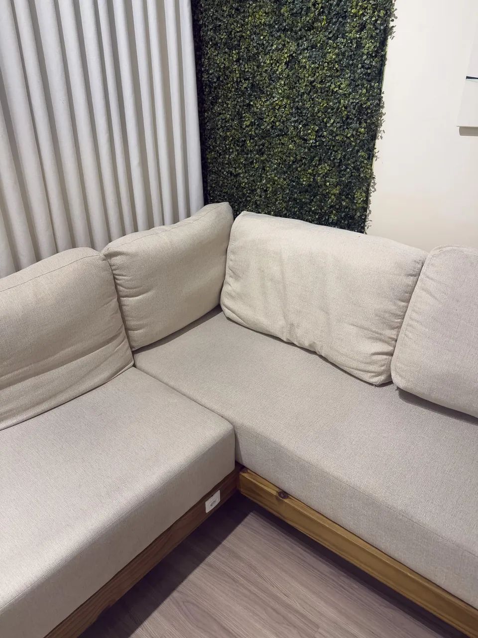 Sofá grande em linho | formado em L  - Foto 2