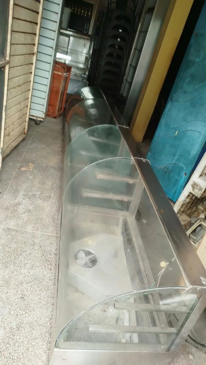 Kit balcão vitrine 4 peças 
