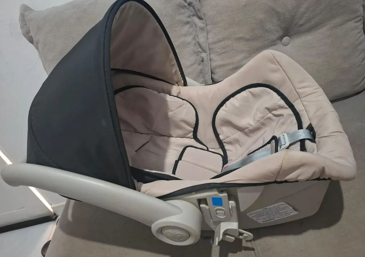 Bebê conforto da marca Galzerano semi usado valor: 250 interessados chama - Foto 3
