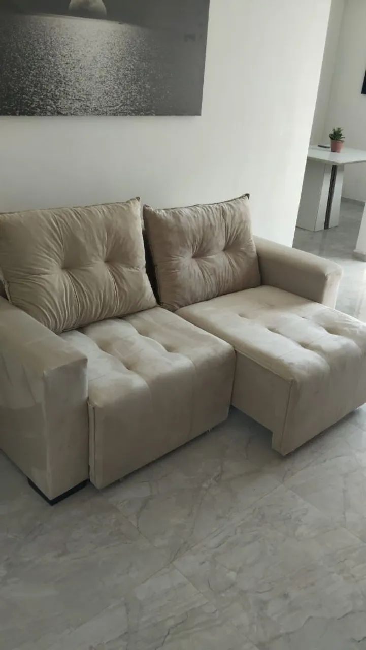 PROMOÇÃO DE SOFA RETRÁTIL PRECO IMPERDIVEL A PARTIR 980 - Foto 4