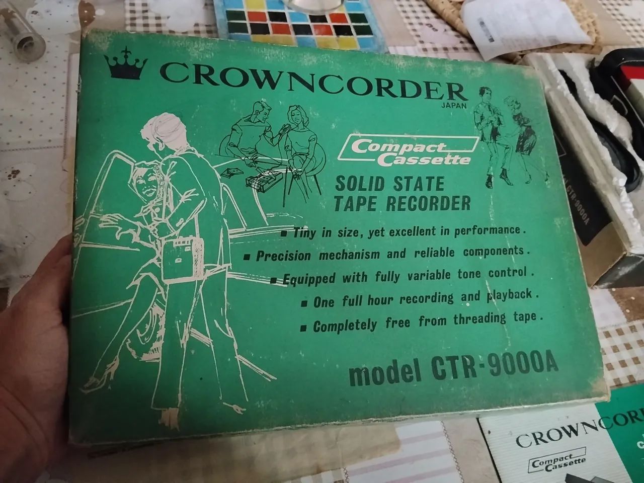 Antigo gravador Crowncorder  - Foto 3