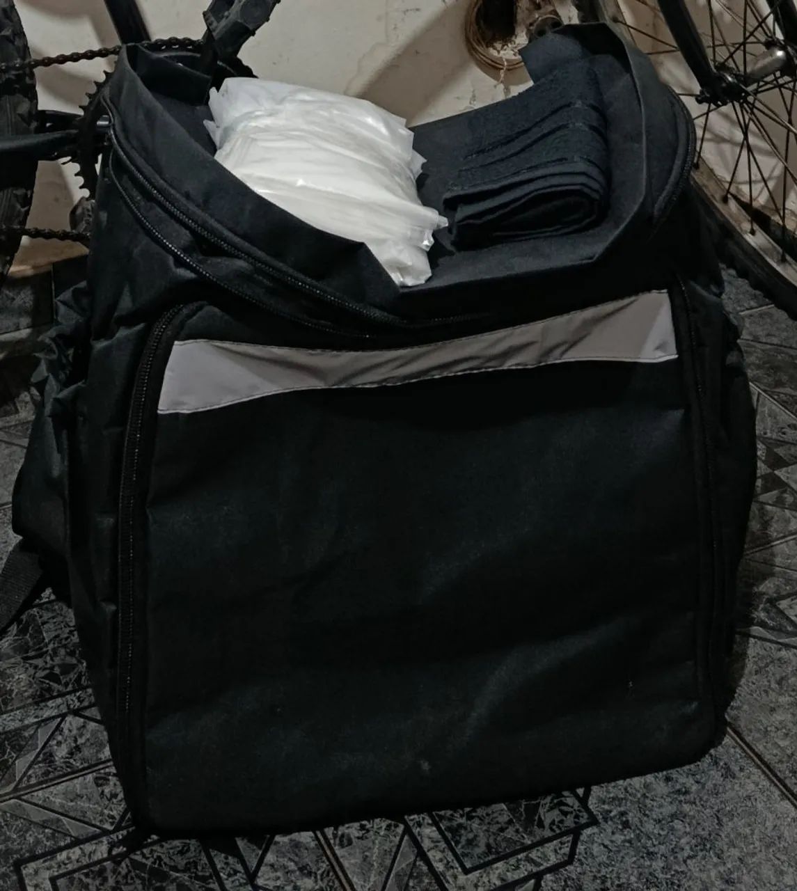 Bag preta grande 80 litros 