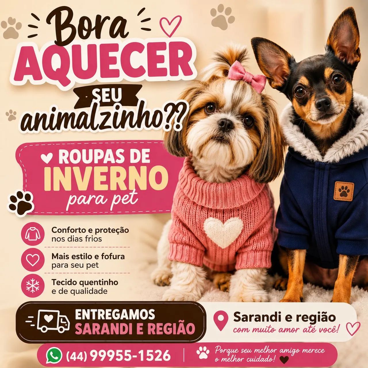 Roupas para pet