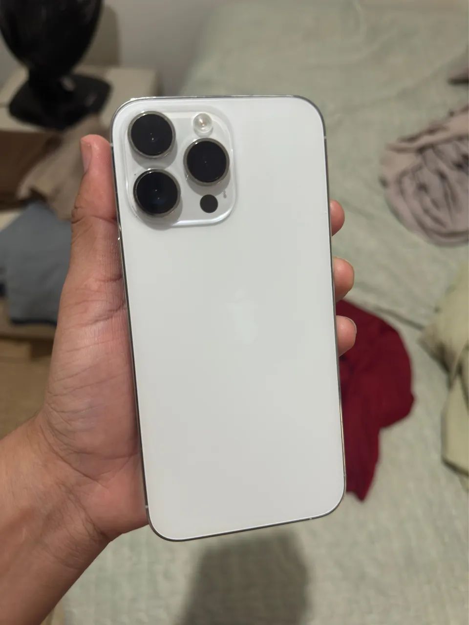iPhone 14 Pro Max 128gb silver branco  - Foto 2