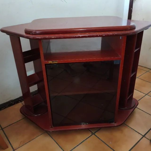 Raque para TV Antigo Madeira de Qualidade - Foto 3