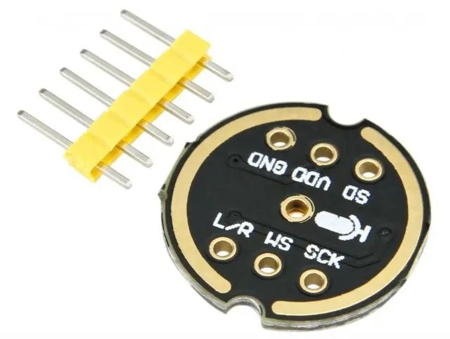 Módulo De Microfone Omnidirecional Inmp441 Mem Interface I2s  Automação Robótica COD-AM653 - Foto 3