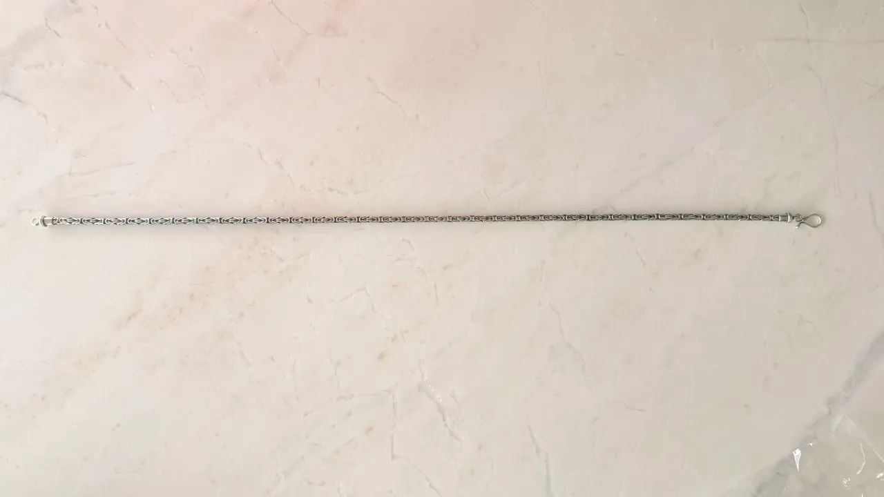 Cordão de prata 925 - modelo balinês 