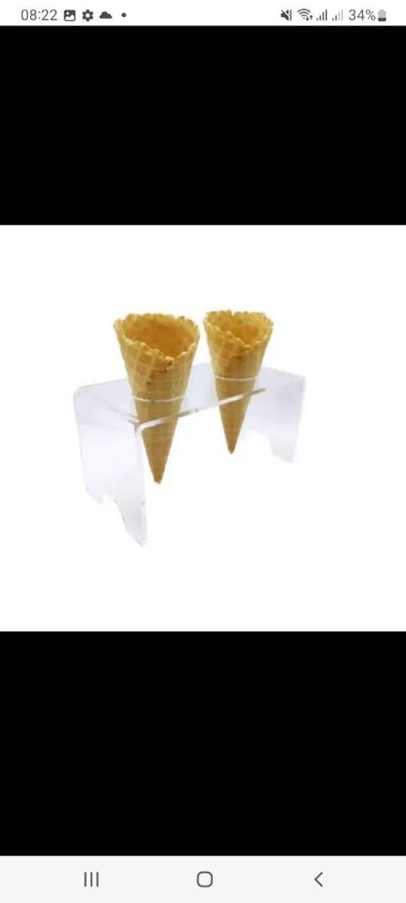 Suporte para cones e temaki 