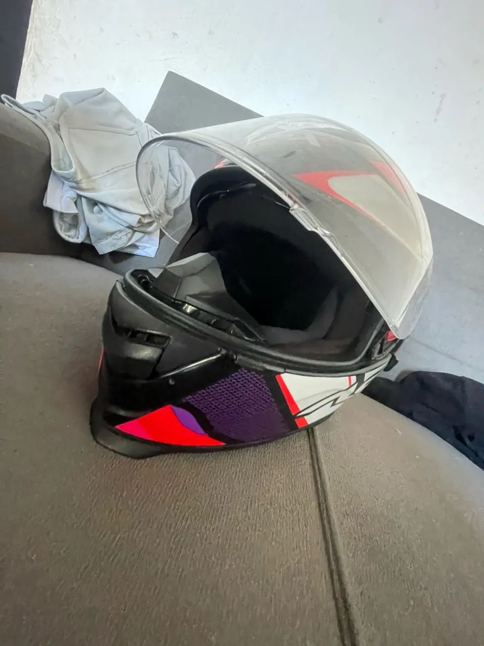 CAPACETE ASX ORIGINAL COM ÓCULOS INTERNO E NARIGUEIRA - Foto 3