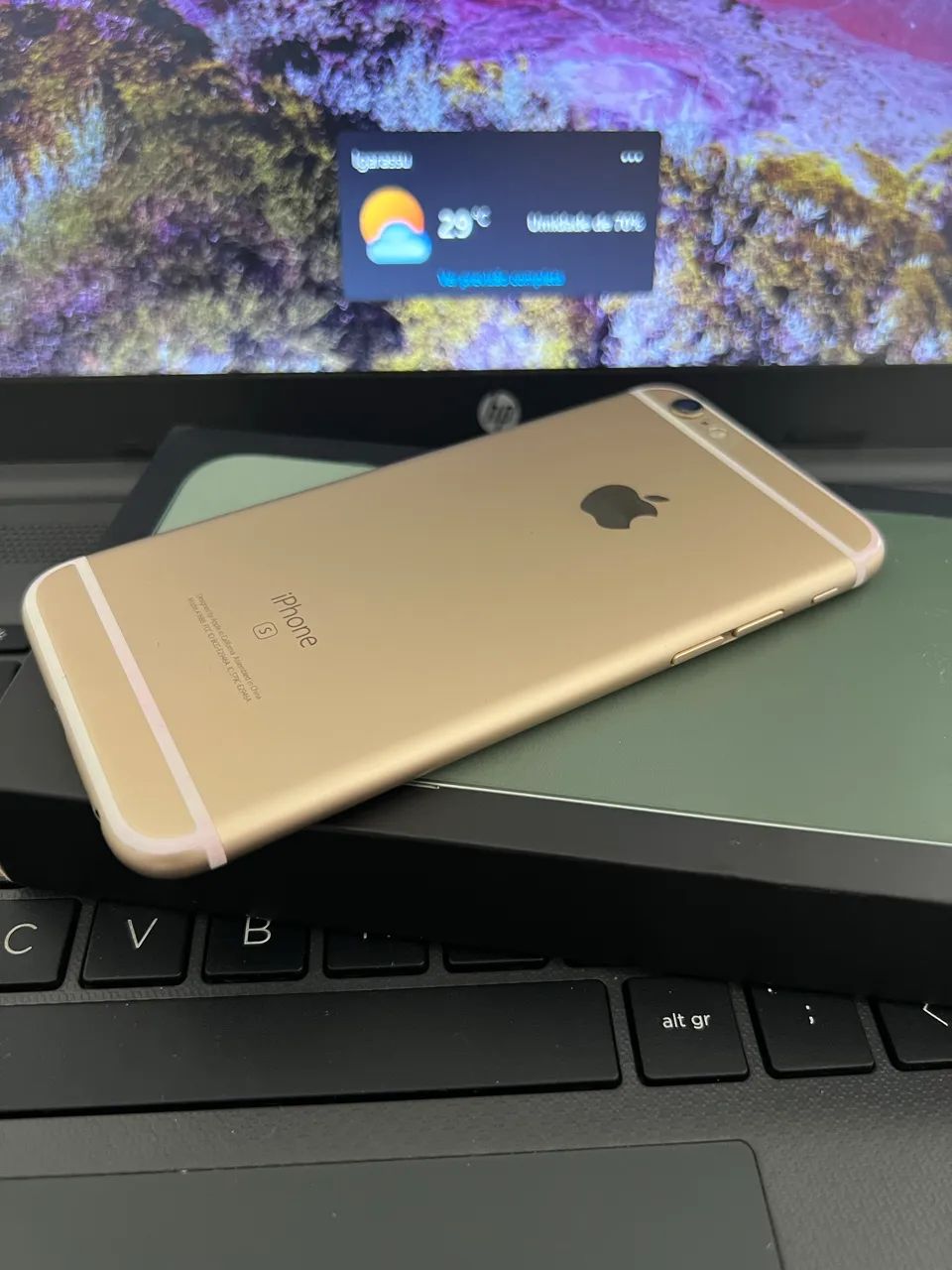 iPhone 6s Gold Original - Touch ID OK - Estado de novo